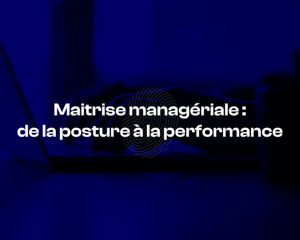 Illustration de la maîtrise managériale : de la posture à la performance